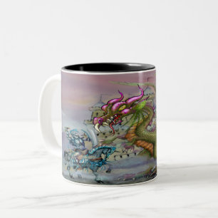 Dark Fantasy Art Two-Tone Coffee Mug