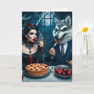Dark Fantasy Collision Birthday Card