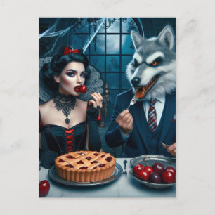 Dark Fantasy Collision Postcard