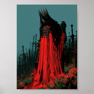 Dark Fantasy Fallen Angel Poster 