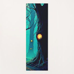 Dark Fantasy Forest Mystery Yoga Mat