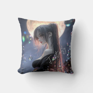Dark fantasy girl / Aesthetic Cushion
