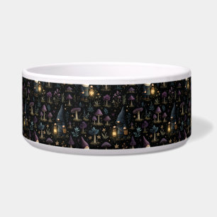 Dark Fantasy Gnome and Mushroom Pattern