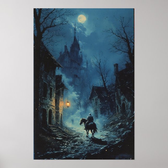 Dark Fantasy Knight Poster (Front)