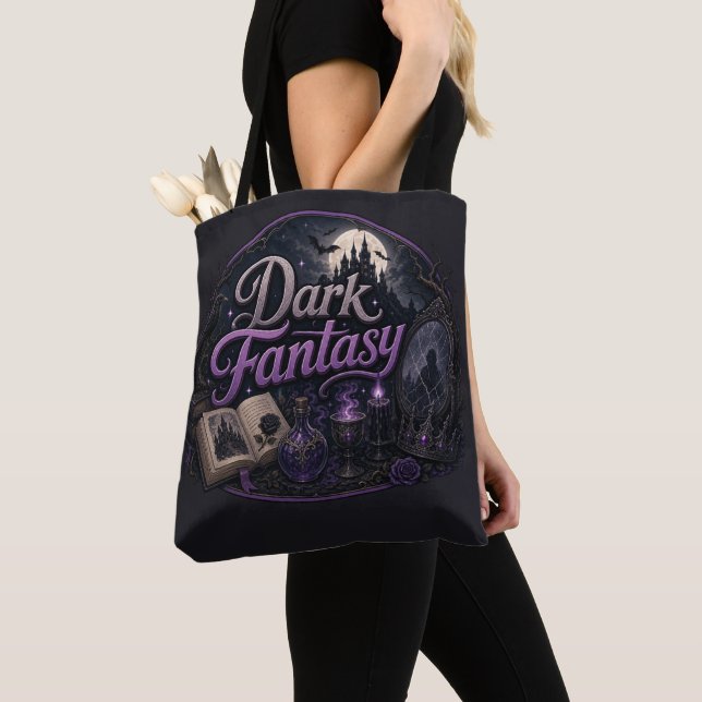 Dark Fantasy Lover Tote Bag (Close Up)