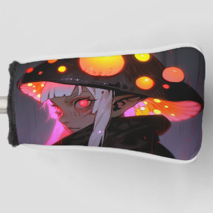 Dark Fantasy Mushroom Elf Anime Girl Golf Head Cover