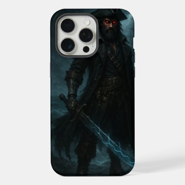 Dark Fantasy Pirate iPhone 15 Pro Max Case (Back)