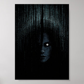Dark Fantasy Split-Head Mystic Entity  Poster