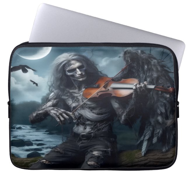 Dark Fiddler Laptop Sleeve (Front)