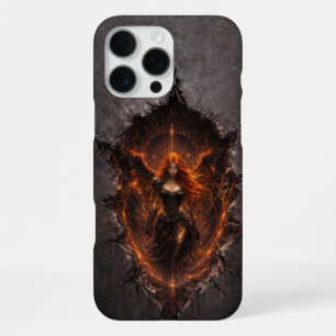 Dark Fire Angel iPhone 16 Pro Max Case