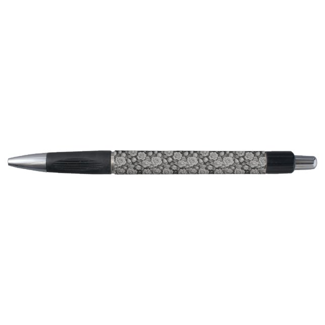 Dark Floral Black Grey Roses Aesthetic (Front)