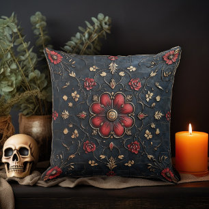 Dark Floral Cushion