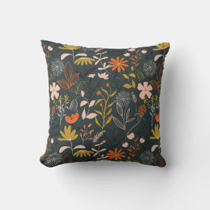 Dark Florals Cushion