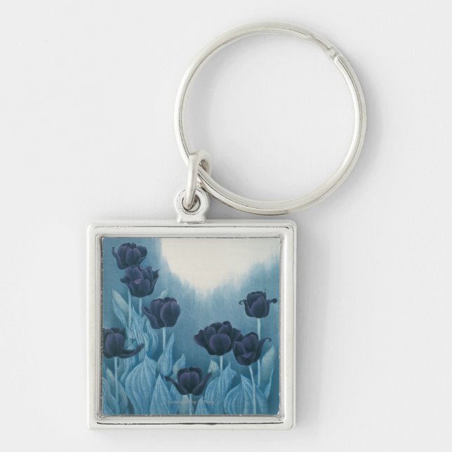 Dark Flowers Key Ring (Front)