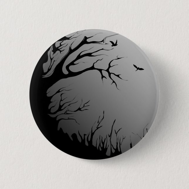 dark forest 6 cm round badge (Front)