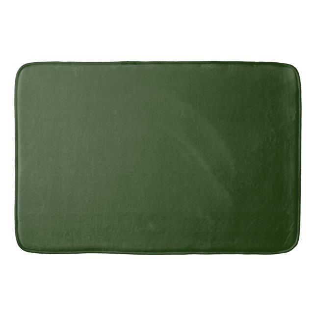 Dark Forest Green Bath Mat (Front)