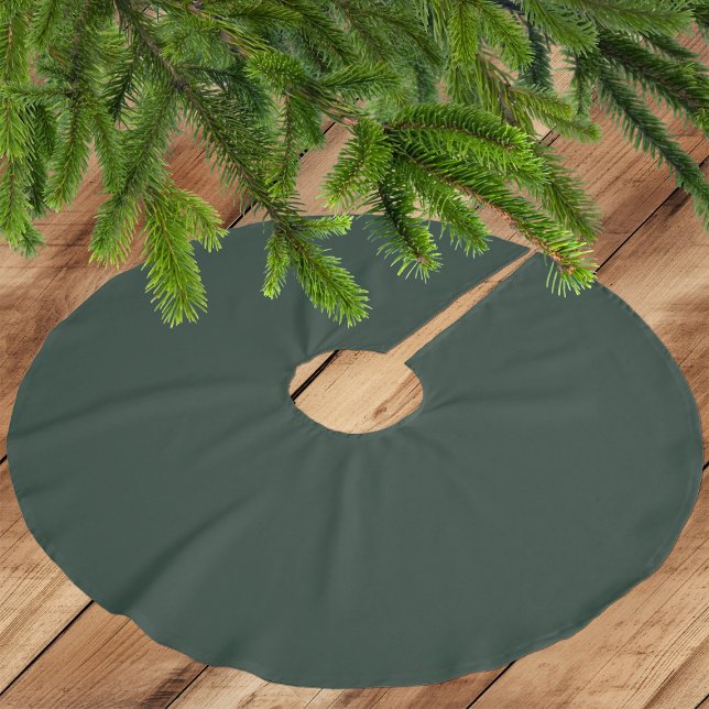 Dark Forest Green - Brushed Polyester Tree Skirt (Creator Uploaded)