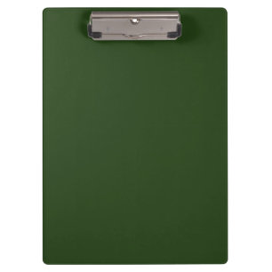 Dark Forest Green Clipboard
