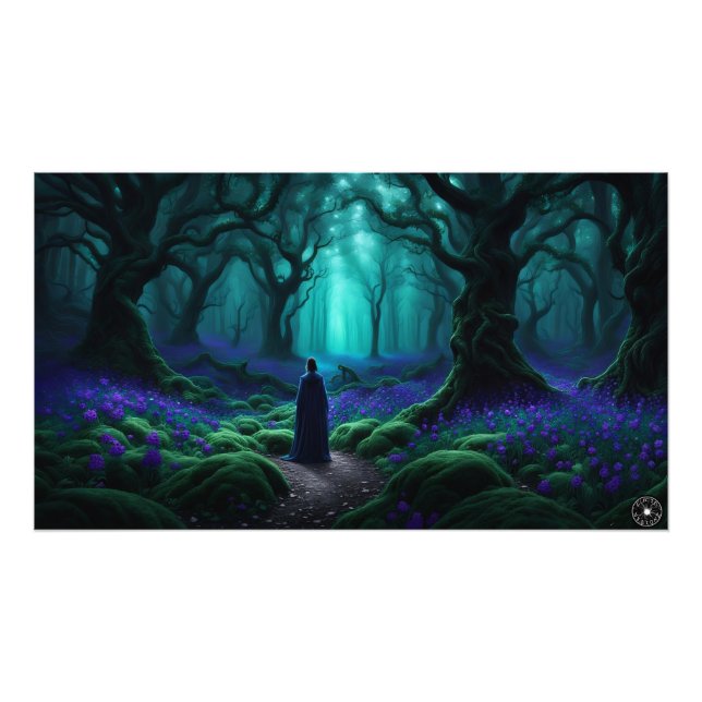 Dark Forest Landscape Print (Front)