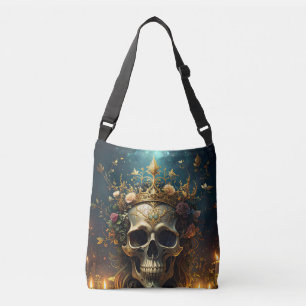 Dark Forest Skull Tote