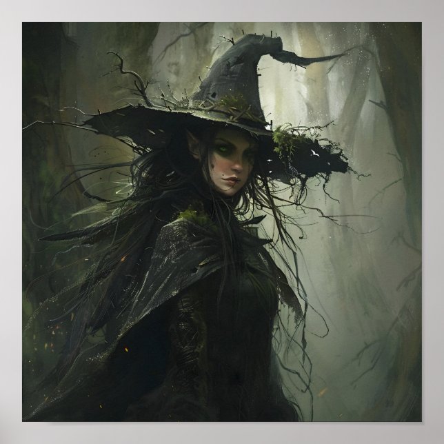 Dark Forest Witch Poster (Front)