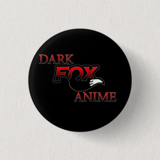 Dark fox anime 3 cm round badge