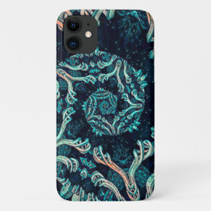 Dark fractal elegance iPhone 11 case