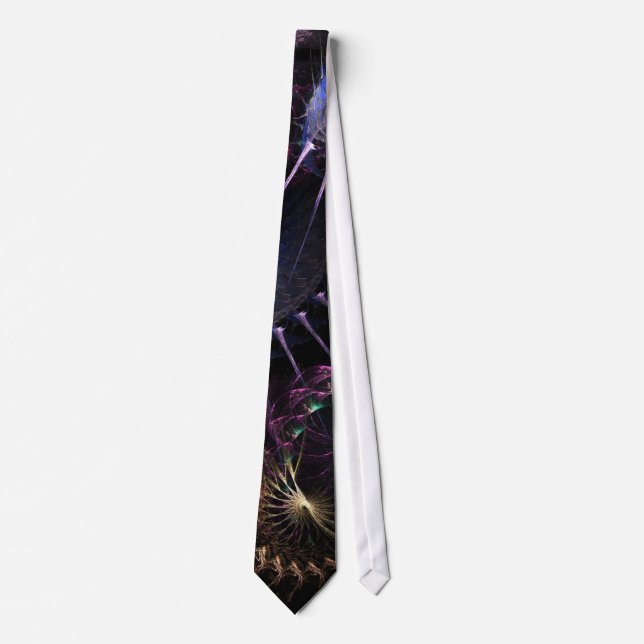 Dark Fractal Swirl Tie (Front)