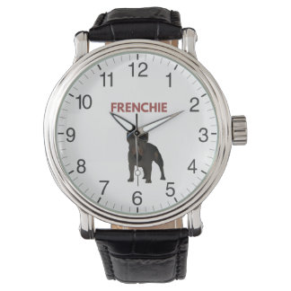 Dark French Bulldog Watch