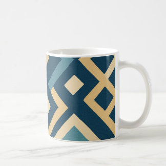 Dark Geometric Design Coffee Mug