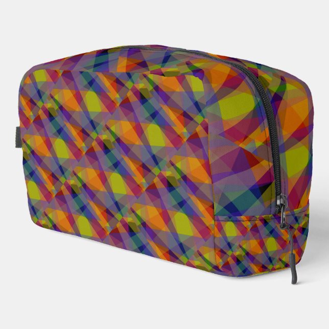 Dark Geometric - Dopp Kit (Right Corner)