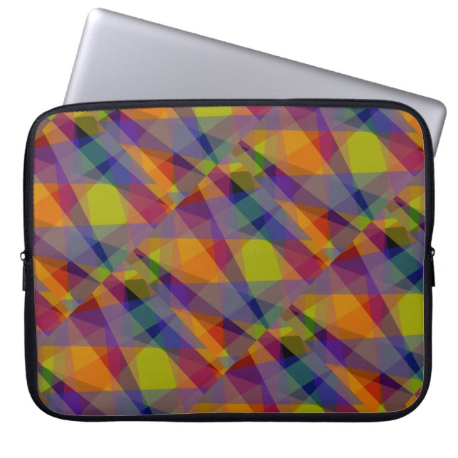Dark Geometric - Laptop Sleeve (Front)