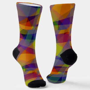 Dark Geometric - Premium Socks