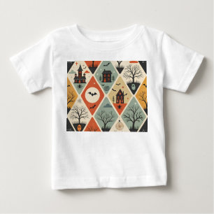 Dark ghost pattern baby T-Shirt