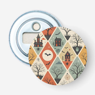 Dark ghost pattern bottle opener