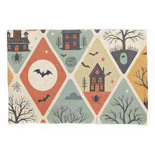 Dark ghost pattern pillowcase