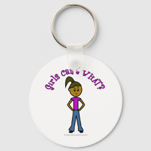 Dark Girls Can't WHAT? Logo Key Ring