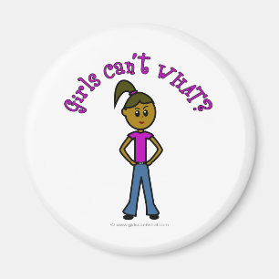 Dark Girls Can't WHAT? Logo Magnet