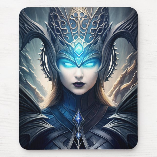 Dark Goddess of The Twilight, Patron of Heroes Mouse Pad (Front)