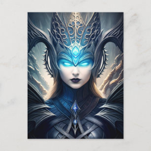 Dark Goddess of The Twilight, Patron of Heroes Postcard