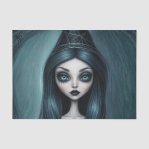 Dark Goddess Witch Decoupage Paper