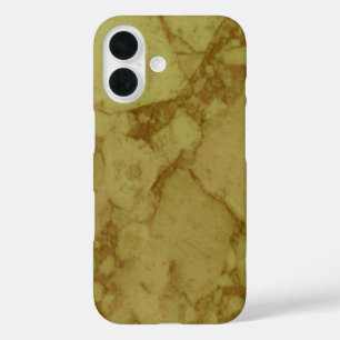 Dark Gold Marble iPhone 16 Case