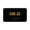 Dark Golden Moon Phases Yoga Studio Business Card