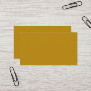 Dark Goldenrod Business Card