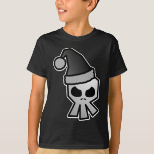 Dark Goth Santa Claus Skull T-Shirt