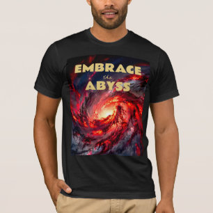Dark Gothic Cosmic Horror Red Galaxy Space T-Shirt