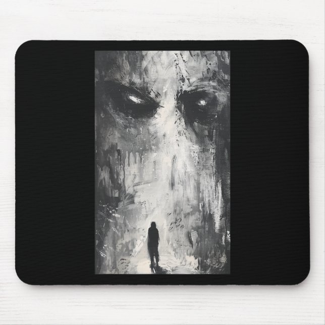 Dark Gothic Demon Path Horror Art Evil Grunge Goth Mouse Pad (Front)