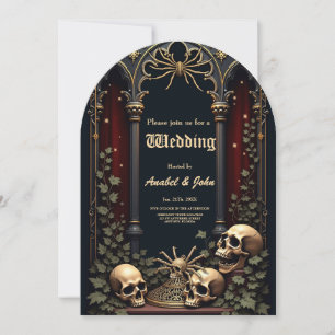 Dark Gothic Elegance. Invitation