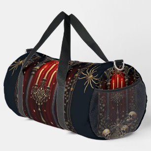 Dark Gothic Elegance. Stunning archway Duffle Bag