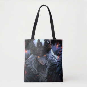 Dark Gothic Fantasy Anime Tote Bag